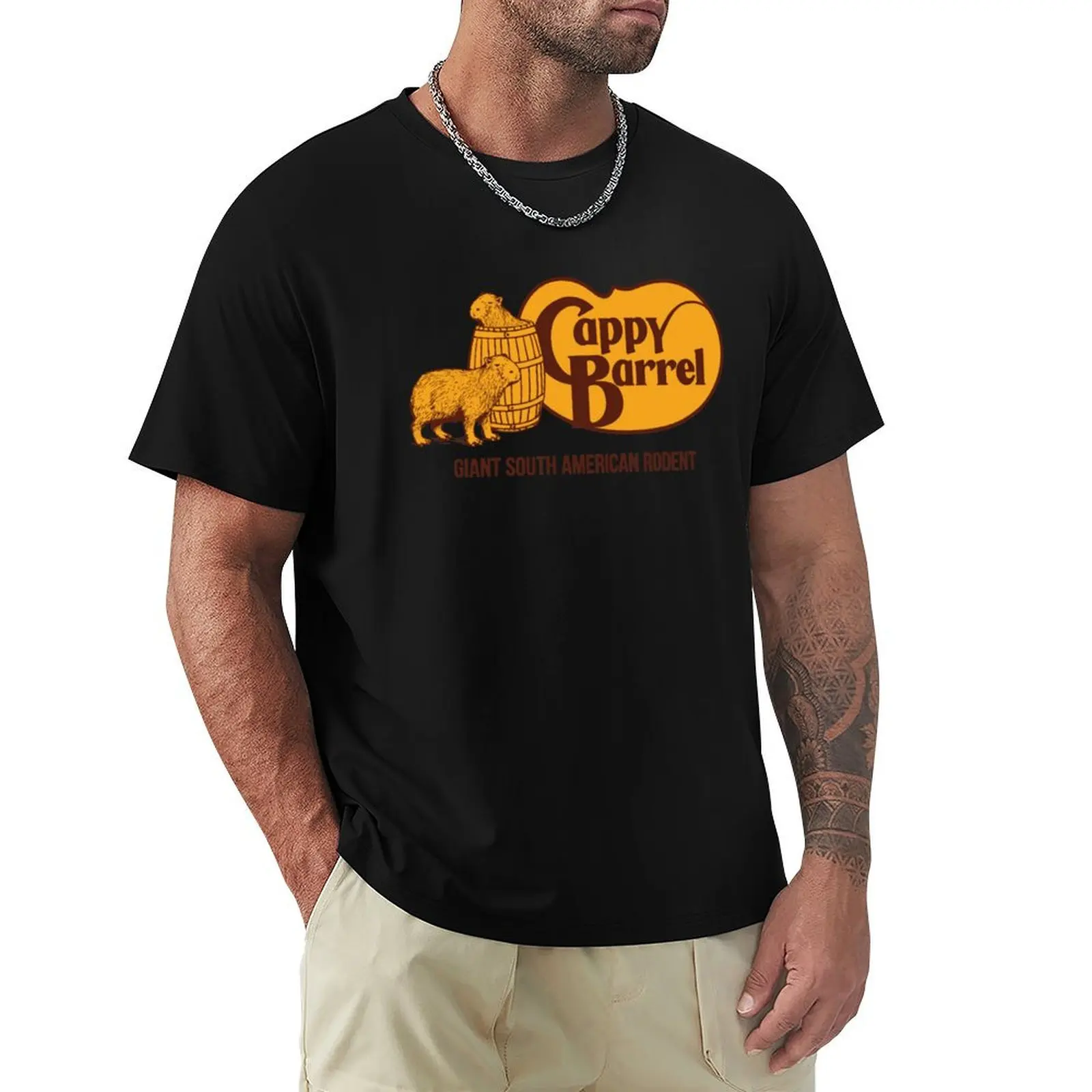

Cappy Barrel; capybara country store logo T-Shirt T-Shirt korean fashion valentines clothes sweat shirts men