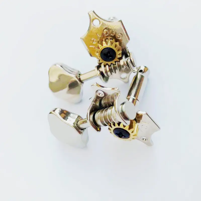 Grover V97 Machine heads Tuners Pegs L3 R3   ,14:1 Gear Ratio Open Gear Tuner For LP EPI Electric Guitar Nickel