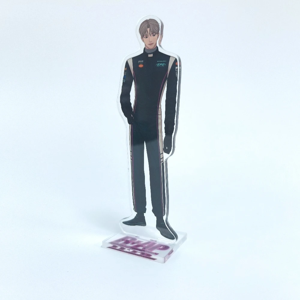 Haunted by Desire Racing to Another Pink Racer & Partner Acrylic Stand Merch BL Yaoi Manhwa Key Chain Anime Collectible Gift