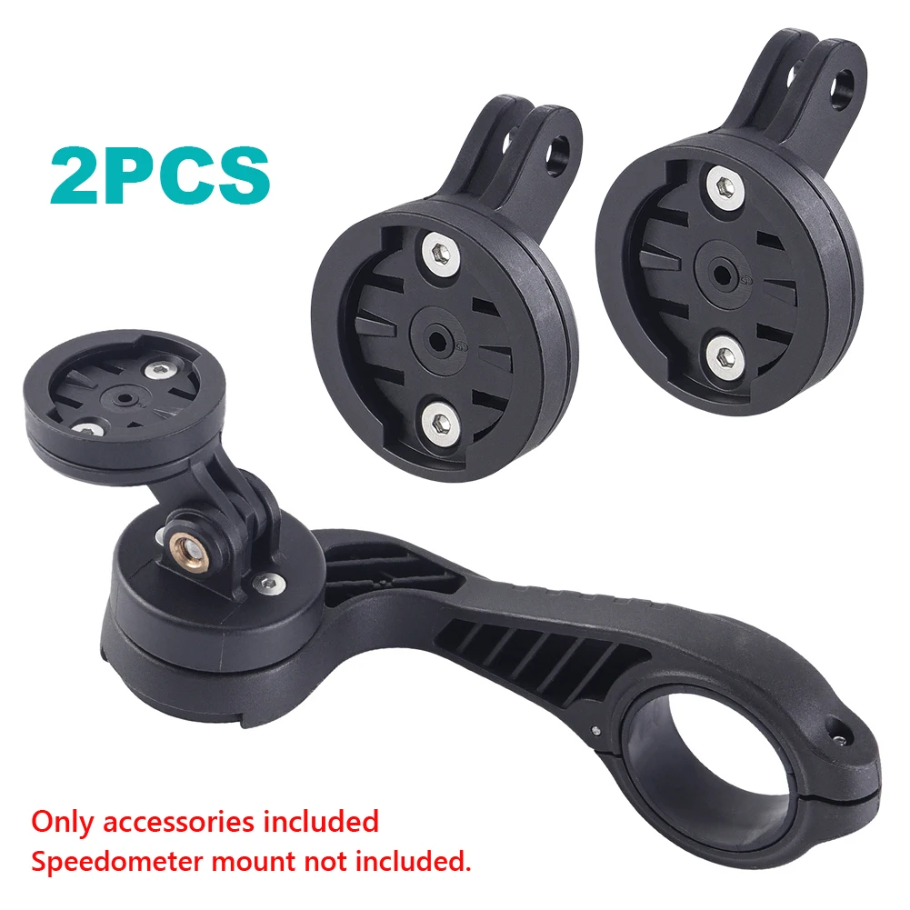 2Pcs MTB Road Bike Computer Base Connecting Seat Bike Computer Fixing Base Multifunctional for //Magene/BlackBird/iGS