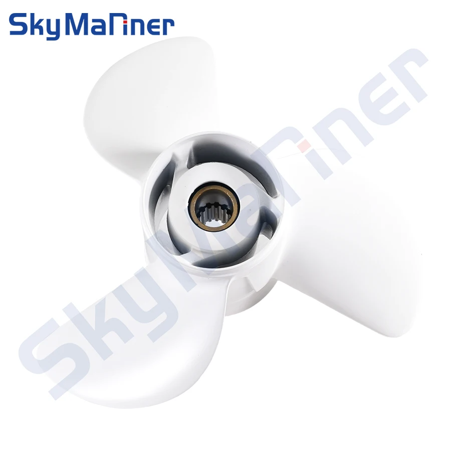 

6E5-45941 Propeller 13x19 for Yamaha Outboard Motor 50HP 60HP 75HP 80HP 115HP 130HP Aluminum 15 Tooth Spline RH 6E5-45941-00-EL
