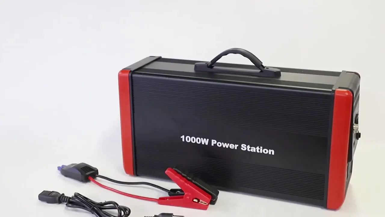 

New Product 1000W pure sine wave 1200Wh Big Power Portable Solar Generator