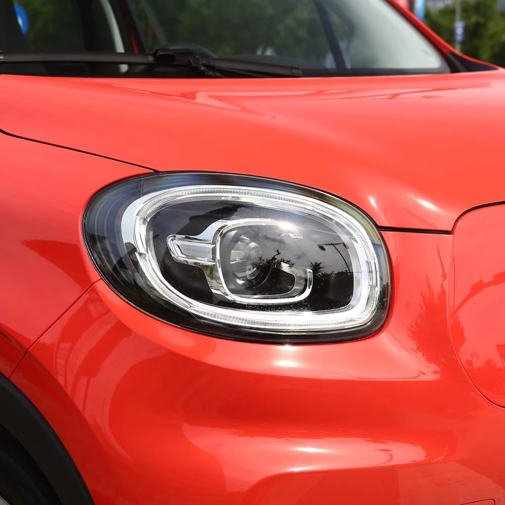 السيارات رئيس ضوء مصباح حالة زجاج عدسة قذيفة كشافات ل Leapmotor T03 2020 2021 2022 سيارة الجبهة غطاء المصباح عاكس الضوء قبعات