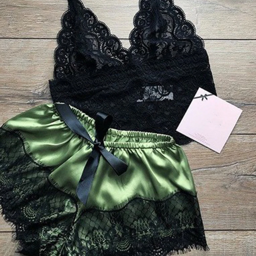 السيدات المألوف وغير رسمي بلون الدانتيل مثير الحمالات مجموعة الملابس الداخلية النسائية الملابس الداخلية الحميمة المثيرة Bodycon