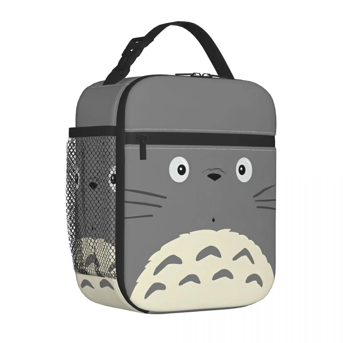 Anime T-TotoroS Yüz Yalıtımlı Öğle Yemeği Çantası Büyük Karikatür Yemek Kabı Soğutucu Çanta Tote yemek kabı Plaj Seyahat Gıda Çanta