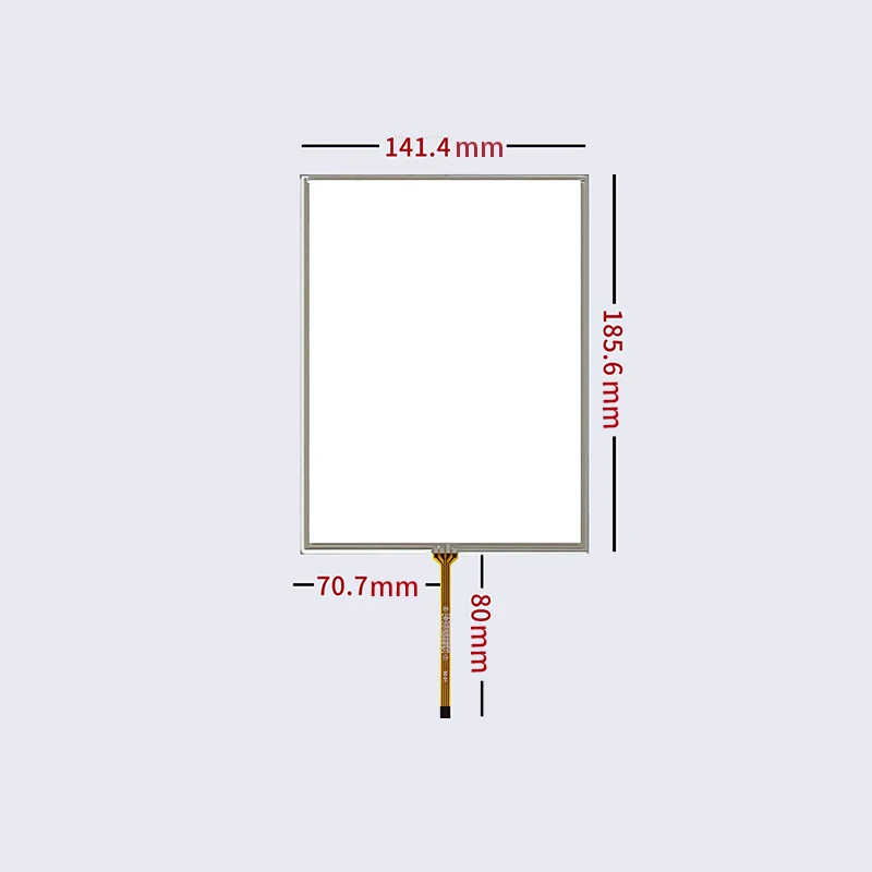 

New for 8.4 Inch 185*141mm 184*142mm Resistance Touch Screen 4 wire Digitizer Lens Car DVD Player Glass Panel Replacement