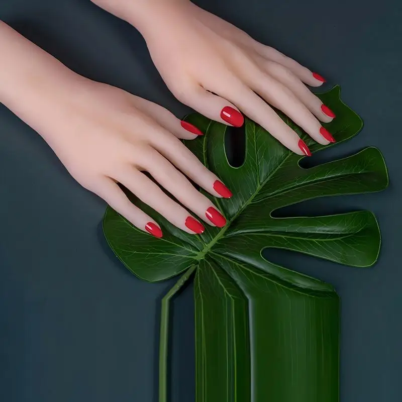 نابض بالحياة أنثى اليد نموذج وهمية مسمار الفن رسم رسم سوار عرض الفنان مرنة الاكريليك مانيكير الأيدي لاطلاق النار