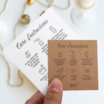 50 قطع ورقة بطاقات العناية والمجوهرات هدية قلادة القرط بطاقات صندوق التعبئة والتغليف للمجوهرات الشركات الصغيرة توريد 6.5/ 8.5 سنتيمتر