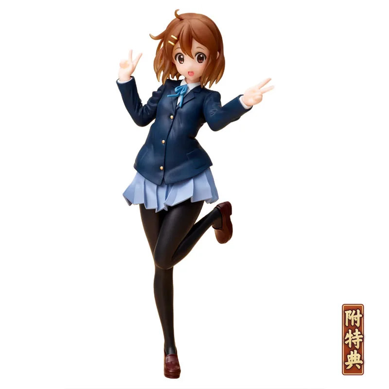 

18CM-In Stock TAITO Original Anime K-ON！Hirasawa Yui Action Figure Model Children's Gifts