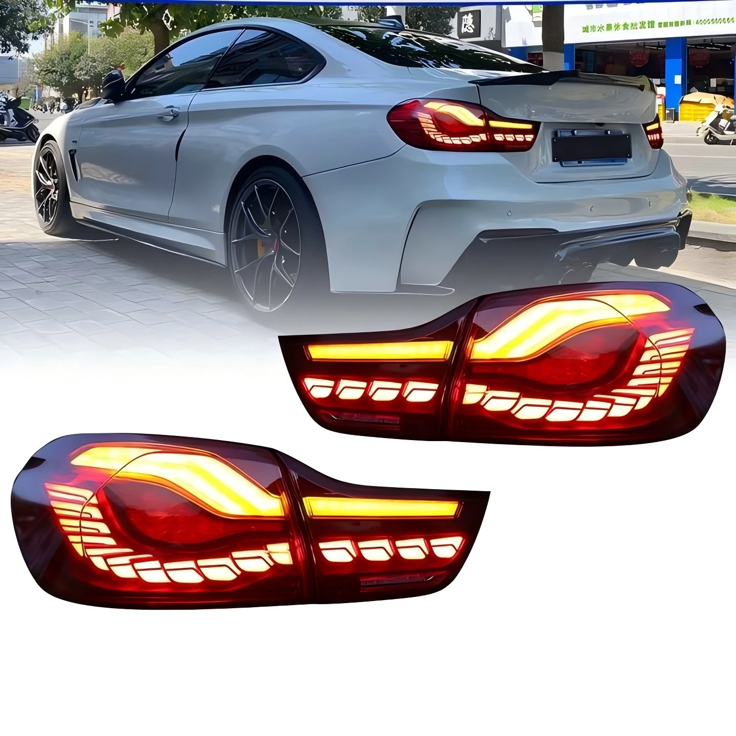 

Новые задние фонари F32 Gts подходят для BMW 4-й серии, задний фонарь в сборе F32 F36 F80, модифицированный светодиодный задний фонарь M4 GTS