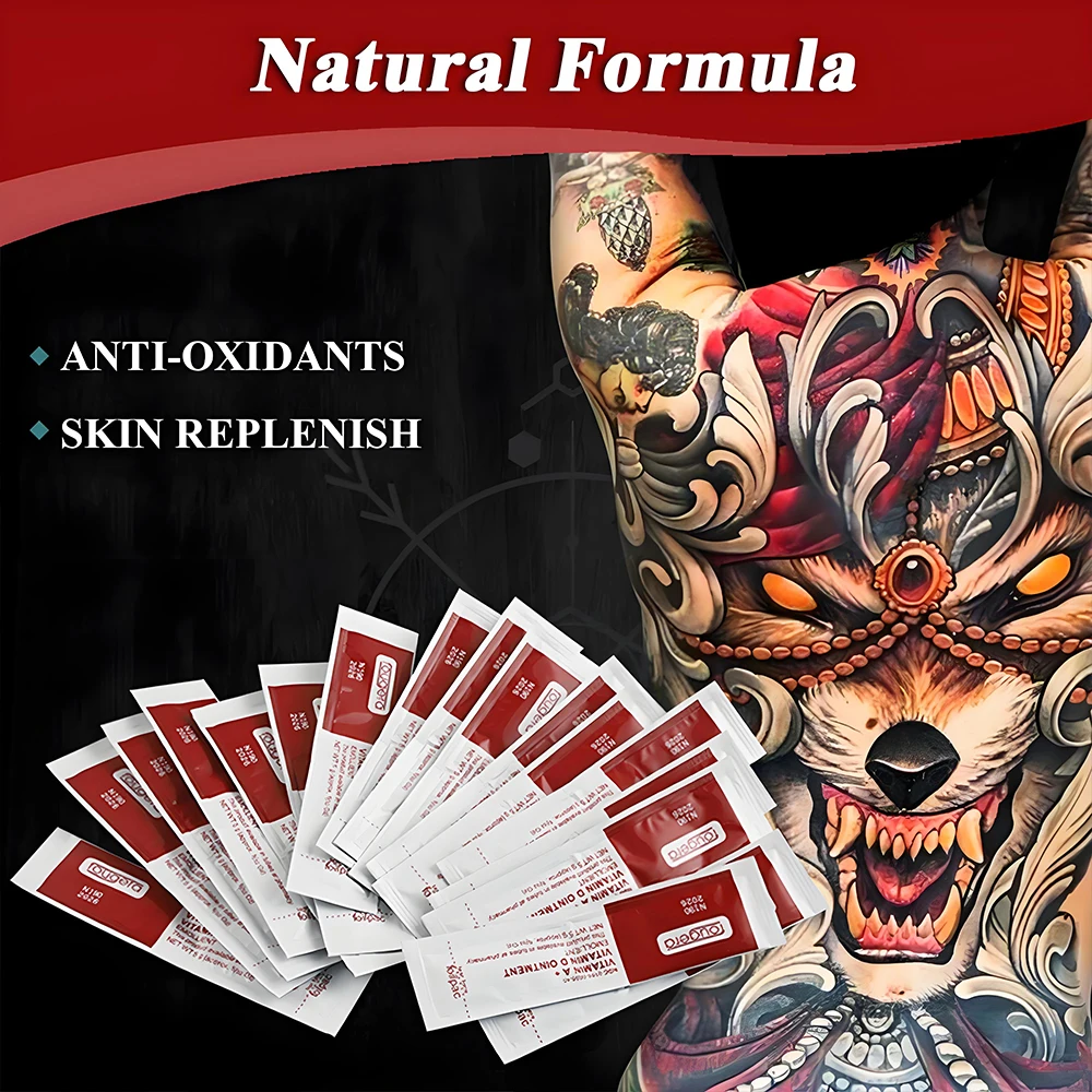 كريم العناية اللاحقة بالوشم فيتامين A & D كريم إصلاح الوشم فيتامين مرهم الوشم مستلزمات الرعاية اللاحقة كريم الاسترداد الملحقات