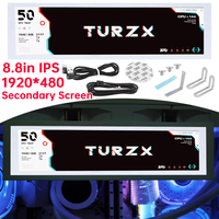 8.8 Inch IPS Type-C Secondary Screen Sub Screen AIDA6 Free 8.8in IPS Type-C Secondary Screen Secondary Monitor for Computer Case