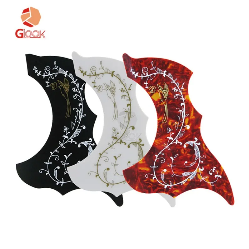 

Acoustic Guitar Guard, Acoustic Guitar ColorGuard, Personalized Flower and Bird Universal Guard, Musical Instrument Accessories