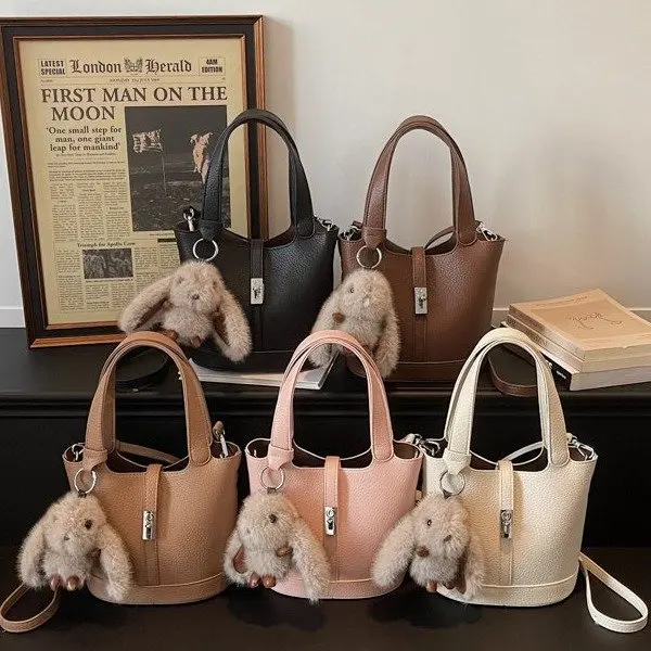 

Новая люксовая сумка-ведро 2026 года: элегантная минималистичная сумка-корзина для женщин, для поездок на работу