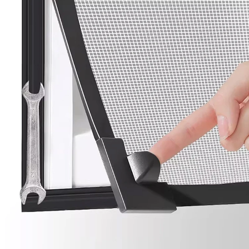 2026 new windproof, magnetic screen window accessories, DIY magnetic strips, PVC strips, summer invisible magnetic，mosquito net