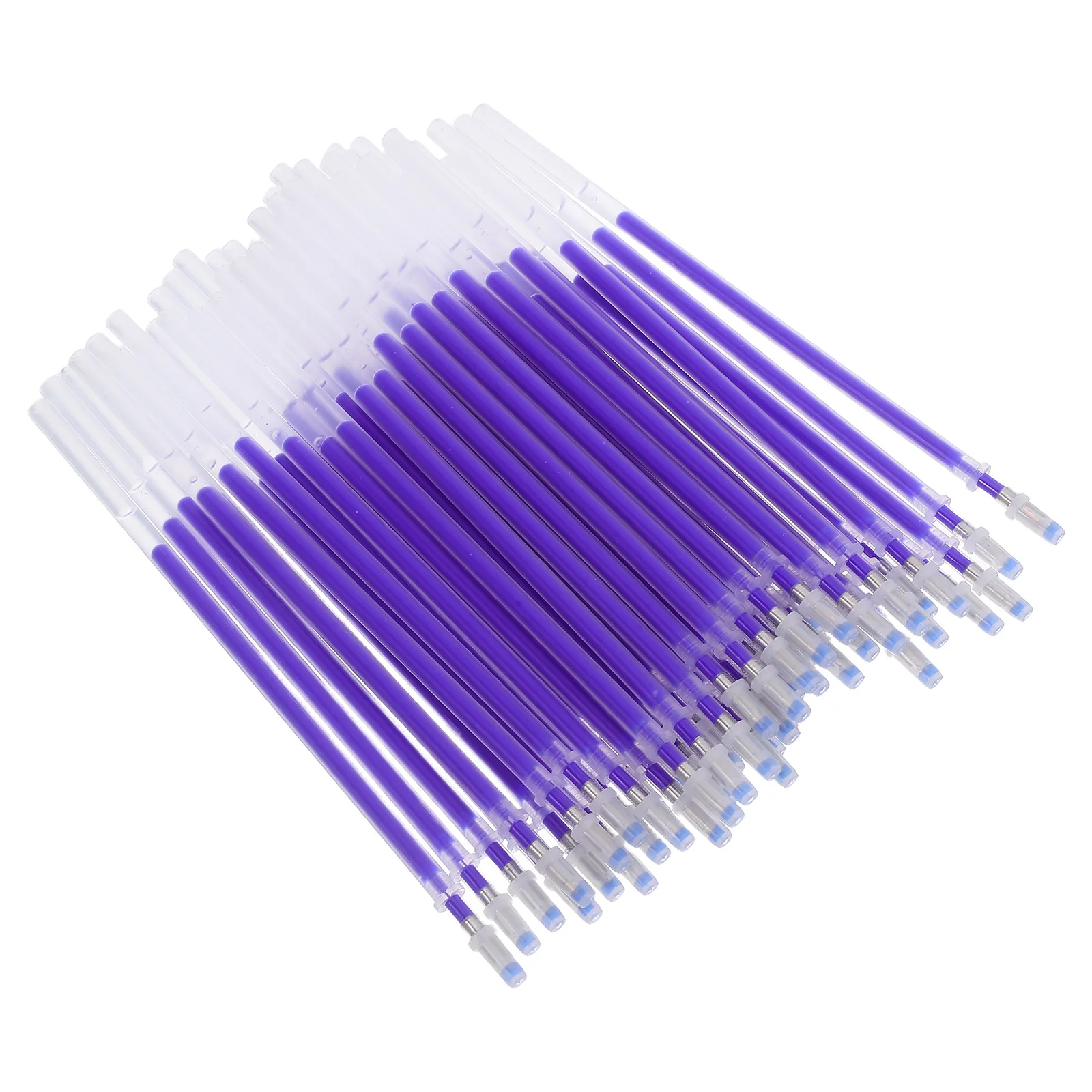 

100Pcs Heat Erasable Fabric Marker Refills Blue Disappearing Ink Fine Tip for Sewing Quilting Embroidery Dressmaking Pattern