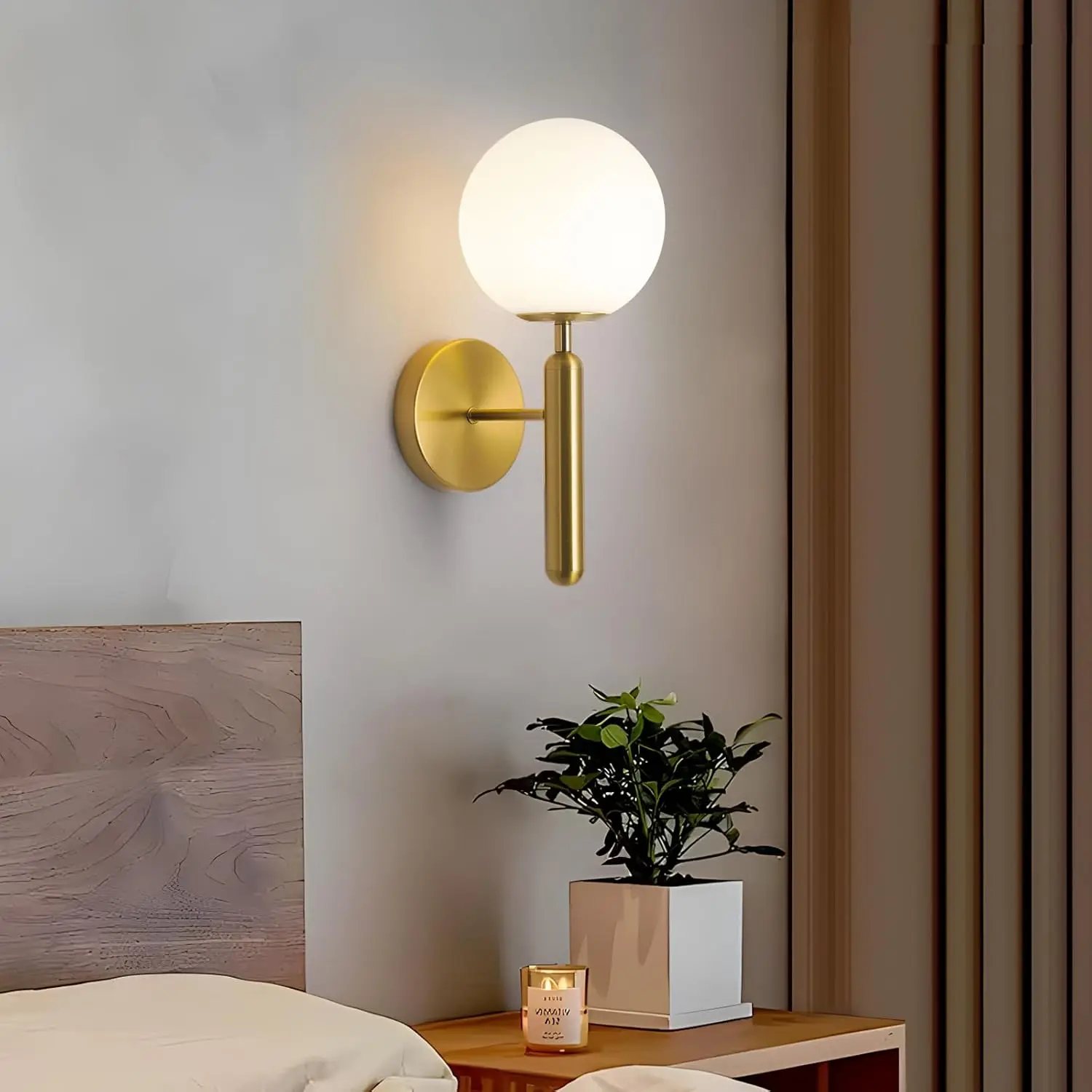 Modern Indoor Wall Light Lamp Suitable For Bedroom Bedside Living Room Home Decor Light Fixture