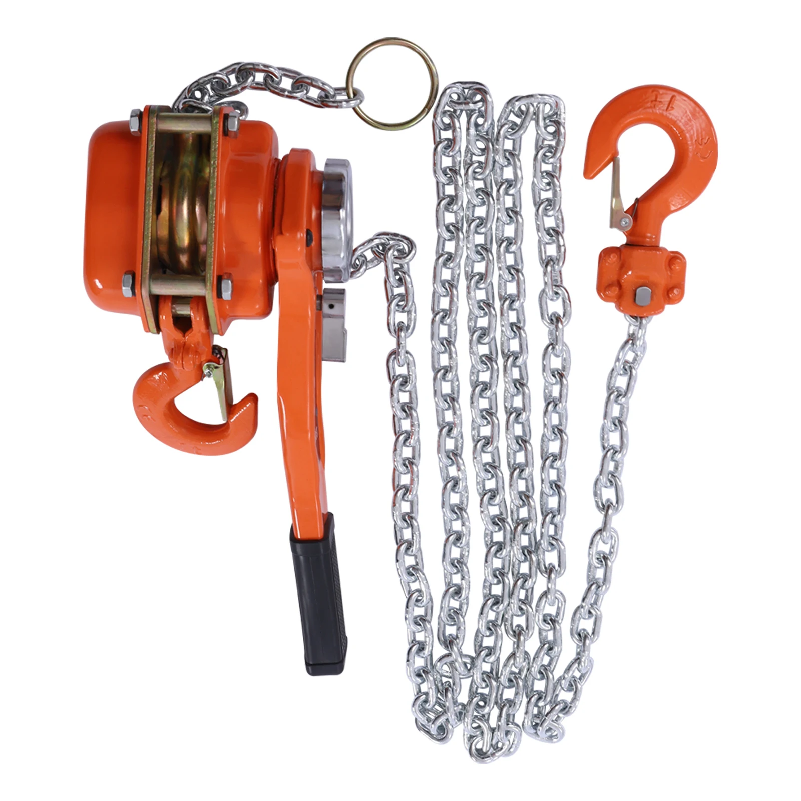 Chain Hoist 1650LBS 10FT Lift Lever Block Chain Hoist 3/4T Chain Ratchet Lever Block Chain Hoist Come Along Lift Puller 1650LBS