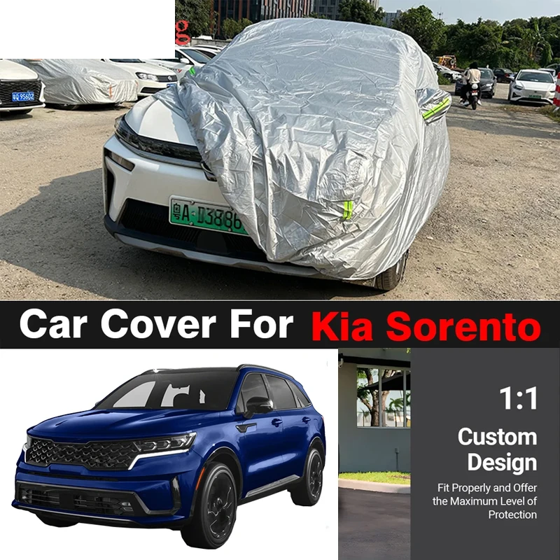 

Full Car Cover For Kia Sorento Outdoor SUV Anti-UV Sun Snow Rain Dust Protection Cover