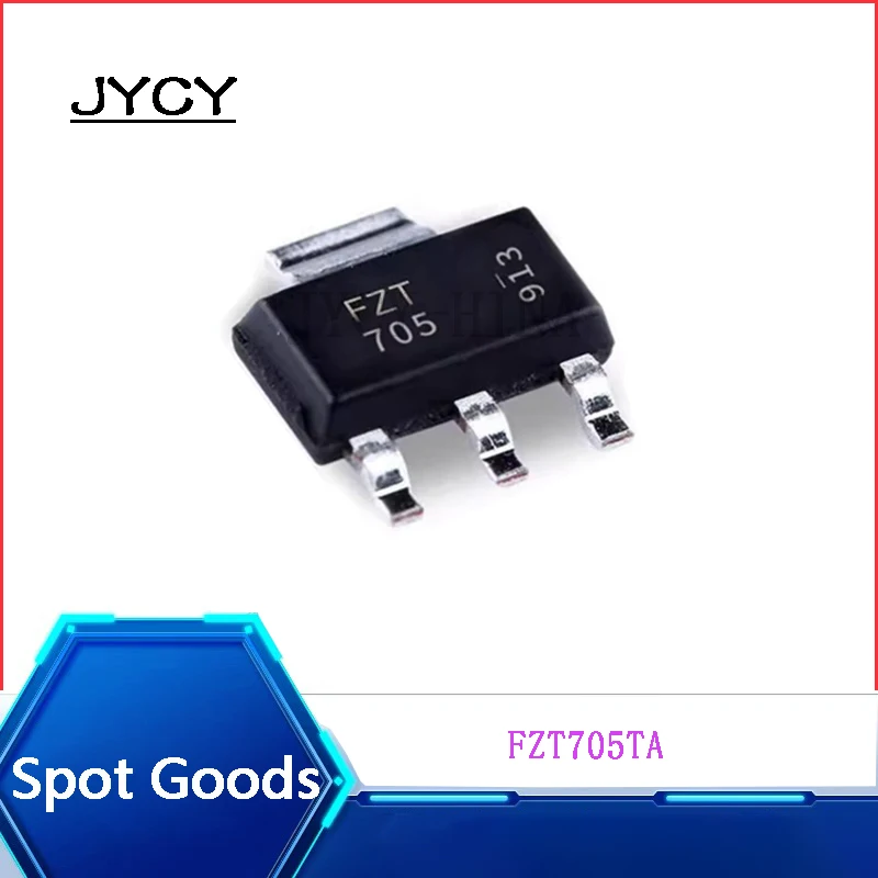 5PCS FZT705TA  FZT705 SOT-223 PNP power Darlington transistor