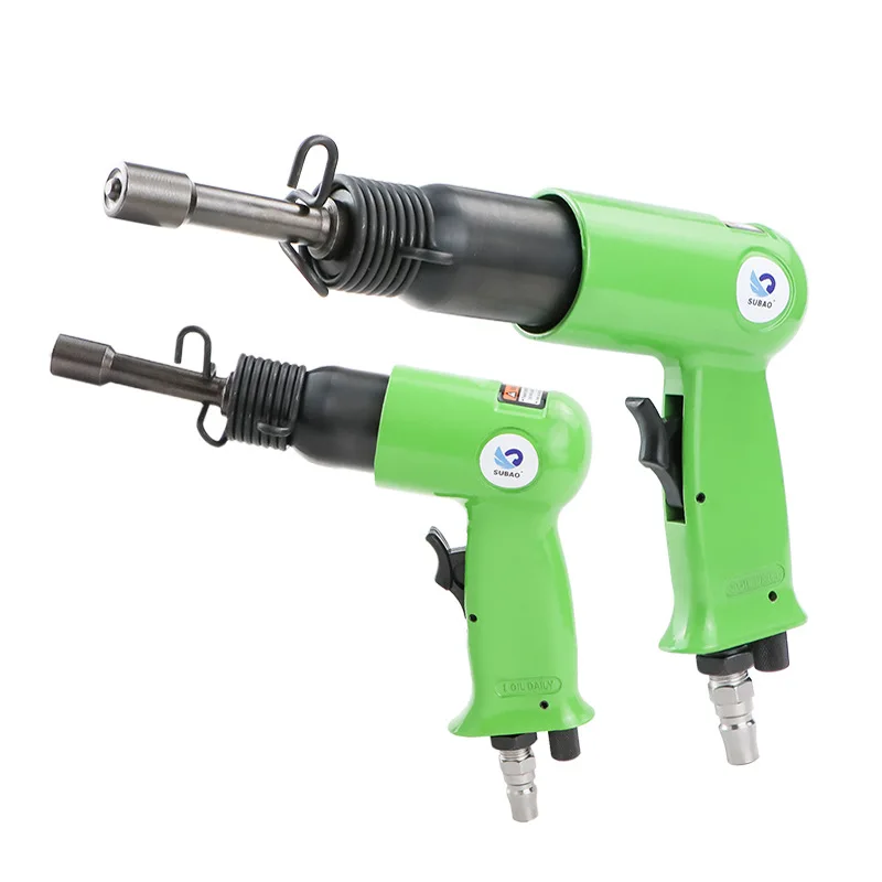 SUBAO มือถือแบบพกพานิวเมติก Rivet Gun Semi-Hollow 3/4/5/6mm Rivet Hammer ที่มีประสิทธิภาพ Rivet Gun ป้ายจราจรป้ายโฆษณา