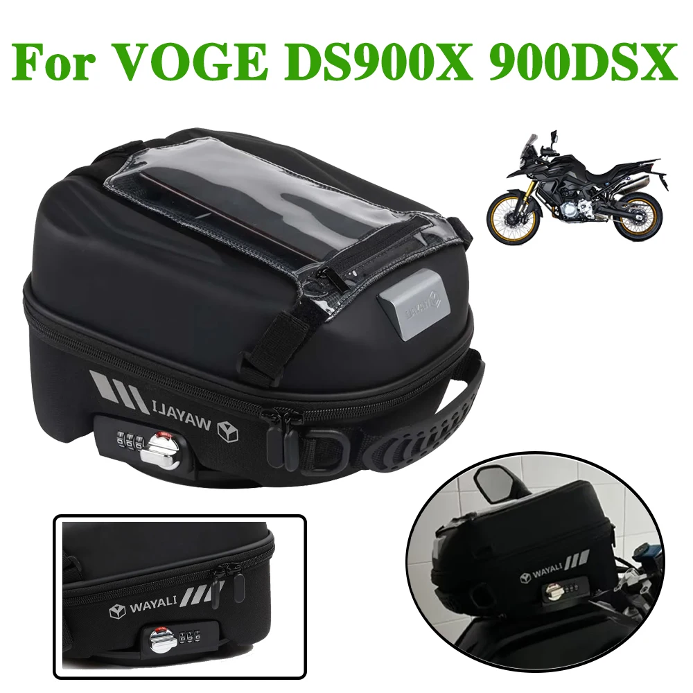 

Motorcycle Luggage Storage Bags Travel Backpack Saddle Tool Bag Tank Bag Tanklock For VOGE DSX 900 DSX 900X 900DSX DSX900 DS900X