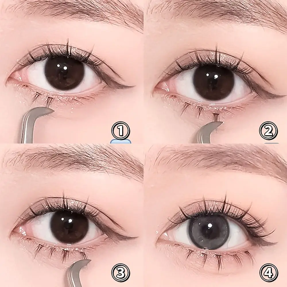 1:1 Reduction Eyelashes Single Cluster False Eyelashes 80clusters Segment DIY Eye Extension Big Eyes Effect Transparent Stem