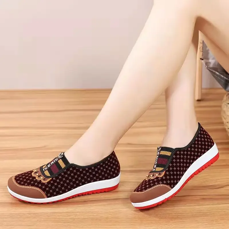 Fashion Spring and Autumn Woman High Quality Sports Shoes Women\'s Soft Bottom Non-slip Shoes Flat Casual Flats Shoes 2023