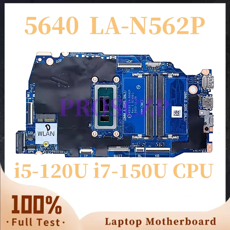 

For Dell Inspiron 16 5640 Laptop Motherboard LA-N562P i5-120U SRN7Q i7-150U Mainboard 080NC5 0M8C7F 034F78 0ND45F