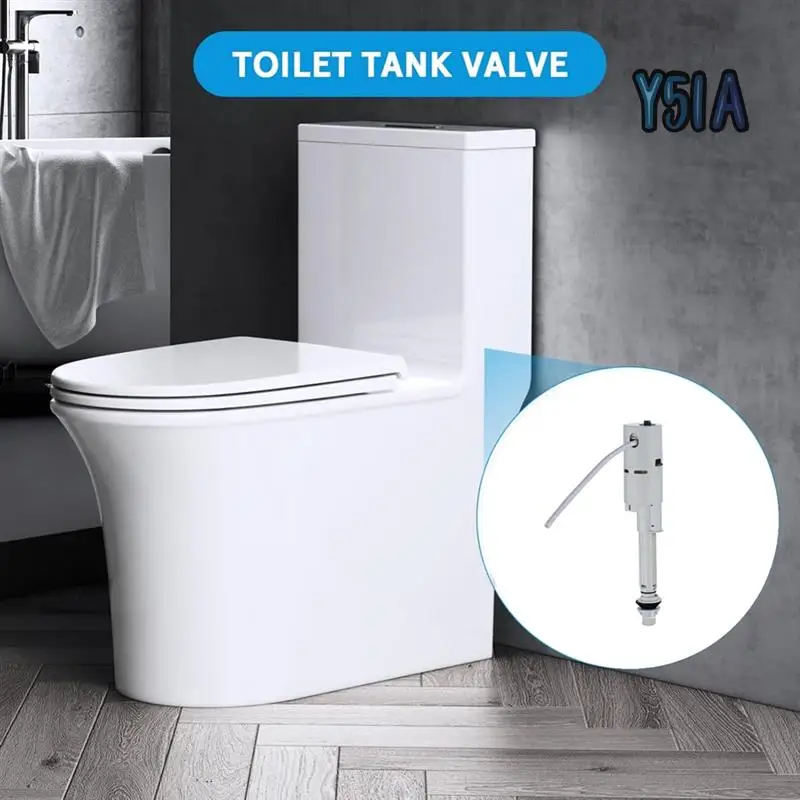

Y51A-наполняющий клапан для унитаза, наполнительный клапан для унитаза, универсальный клапан, малошумный наполнительный клапан, сменный аксессуар для унитаза