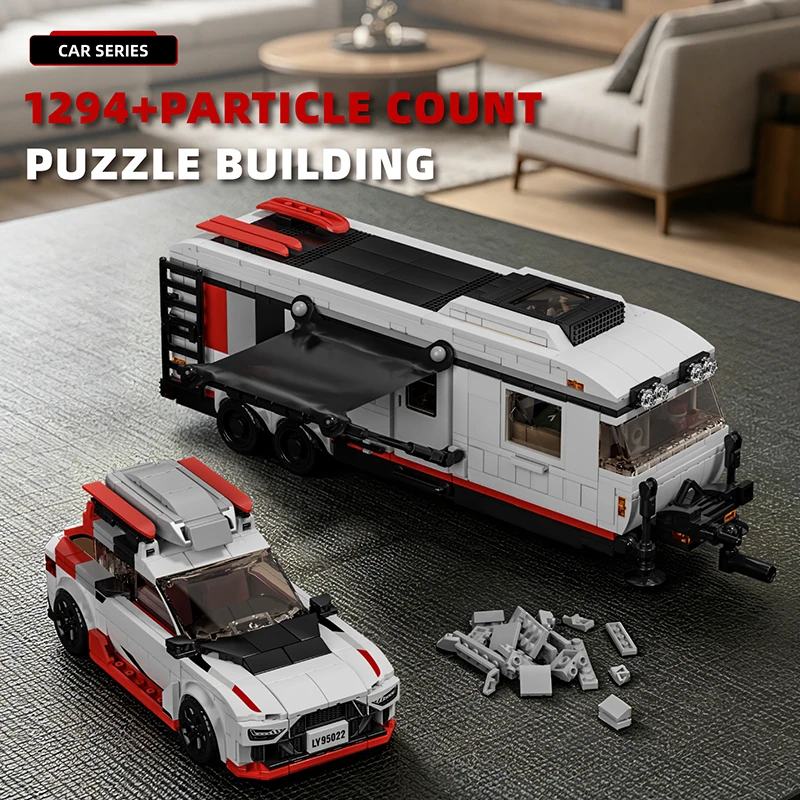 set-di-blocchi-da-costruzione-con-auto-sportiva-simulata-e-rimorchio-per-sci-ornamento-creativo-per-auto-giocattolo-giocattolo-da-costruzione-regalo-di-compleanno