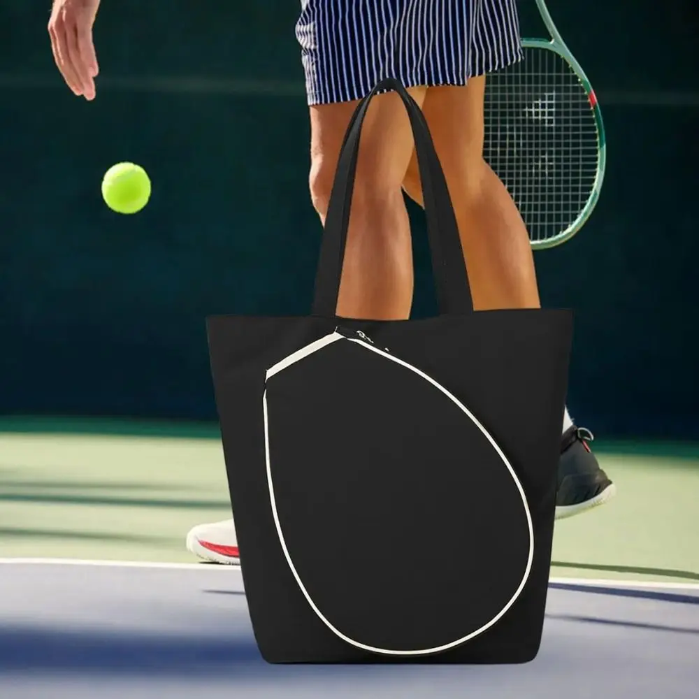 

Fashion 2 Rackets Tennis Racket Bag Multiple Pockets Nylon Badminton Bag Waterproof Large Capacity Racket Storage Bag Fitness