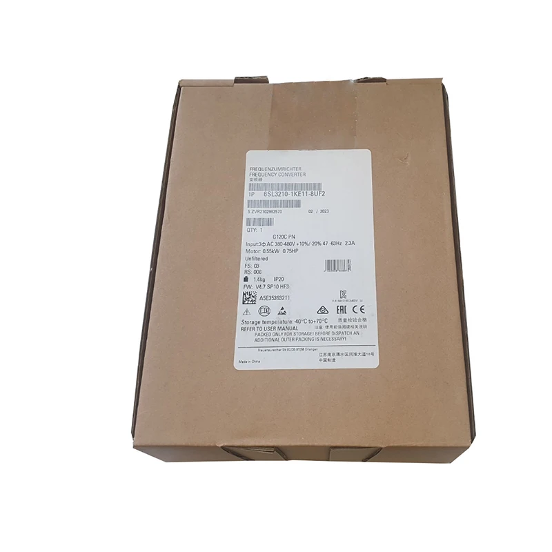 

Совершенно новый оригинальный 6SL3210-1KE11-8UF2 6SL3 210-1KE11-8UF2 преобразователь частоты программируемый контроллер