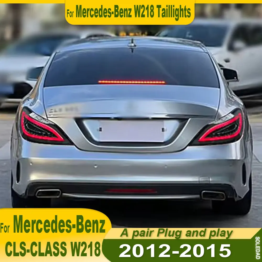 

2PCS Car Lights for Benz W218 CLS-Class LED Tail Light 2012-2019 Rear Lamp Brake Signal DRL Reverse Automotive Accessories