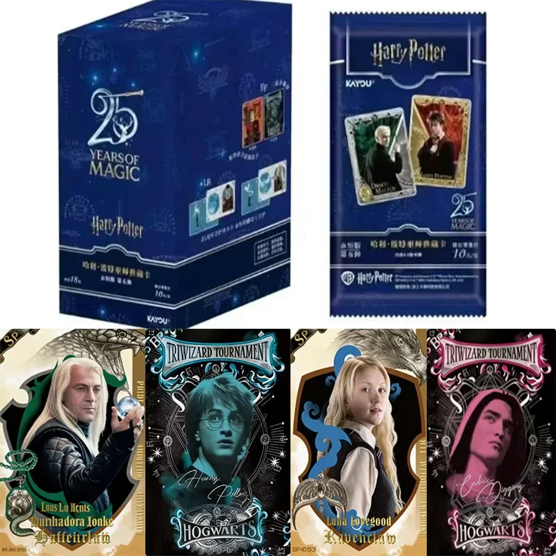 Tarjeta Coleccionable Oficial KAYOU Harry Potter Edición Eterna de Magos: Batalla del Destino con las Reliquias de la Muerte, Juguete de Regalo