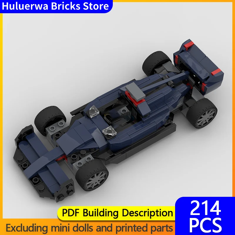 

Модель скоростного гоночного автомобиля MOC, строительные кирпичи F1, формула, гоночный автомобиль, модульная технология, подарки, праздник, сборка, детские игрушки, костюм