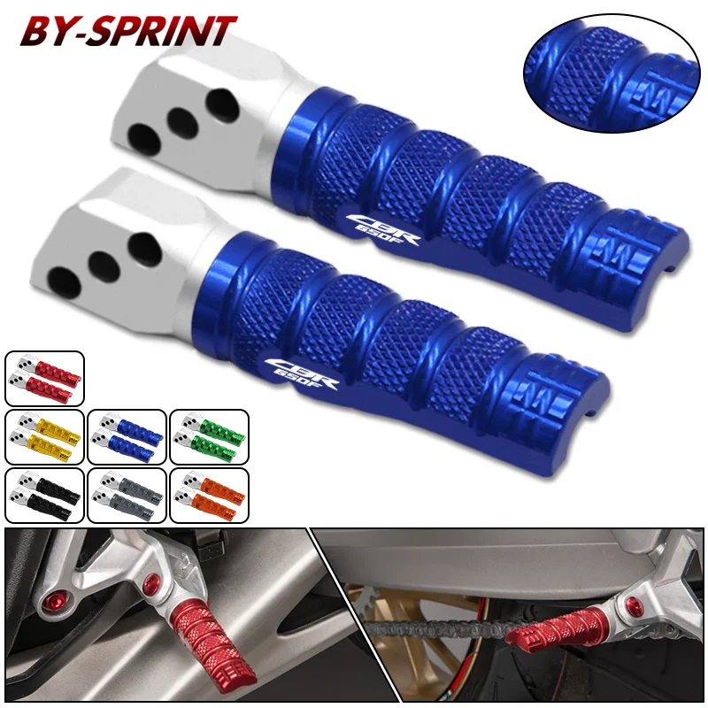 High Quality Rear Passenger Foot Rests Pegs Footrests For CBR650F CBR 650F 2014-2024 Motorcycle Accessories cbr650f