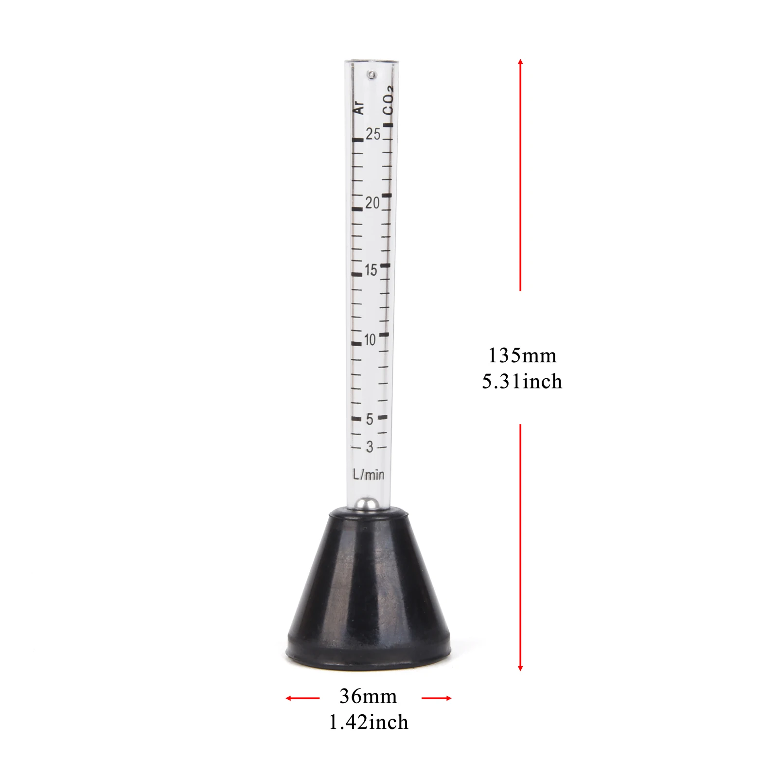 Imagem -02 - Argon Co2 Gás Flow Meter Professional Flowmeter Tester para Soldagem Mig Tig Soldador