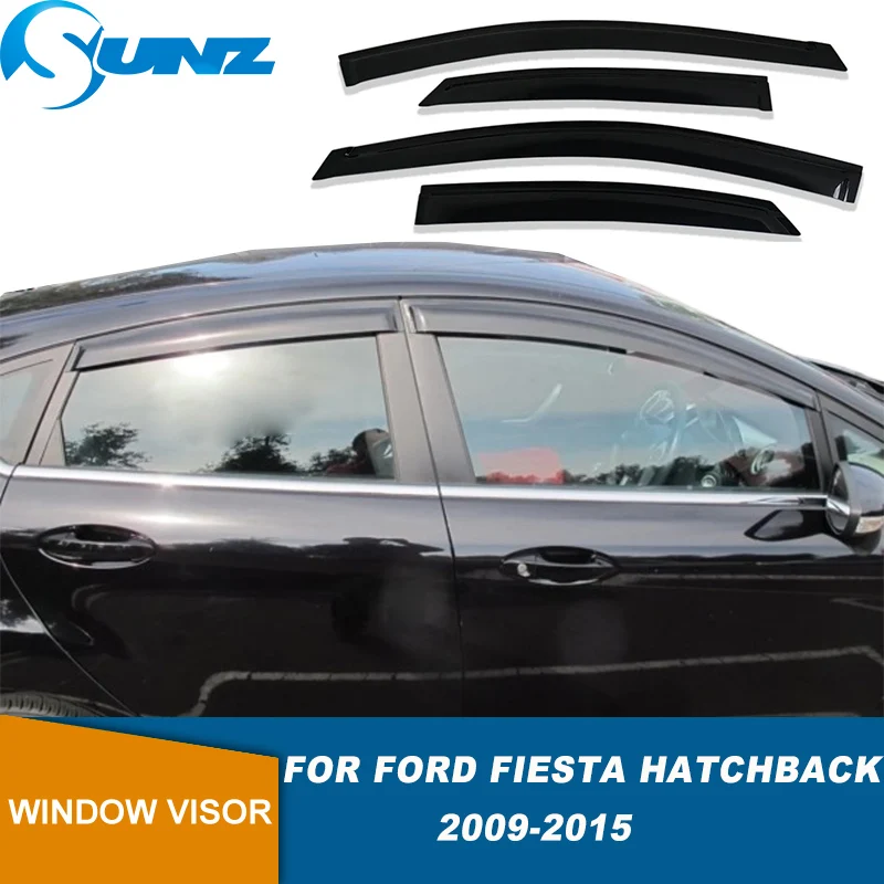 

Дефлекторы окон (ветровики) для Ford Fiesta Hatchback 2009-2015: защита от солнца и дождя