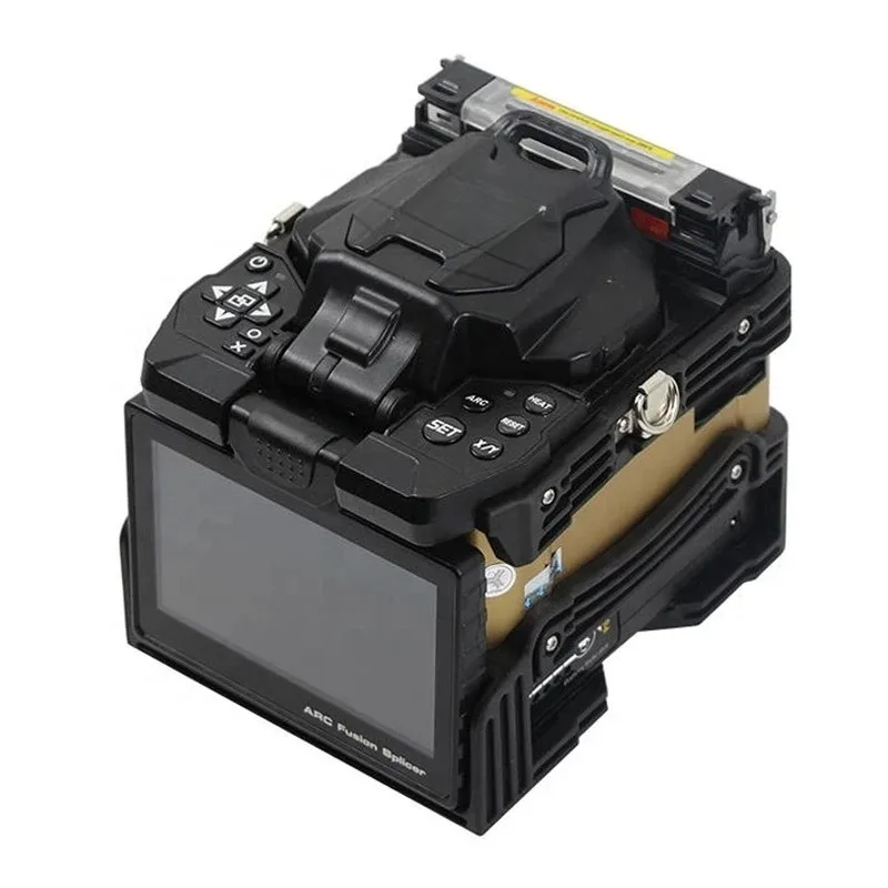 Tumtec V9+ Core to Core Fiber Optic Fusion Splicer FTTH Core Alignment Optical Fiber Splicing Machine