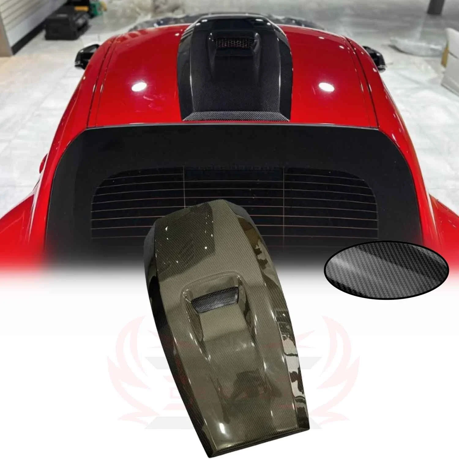 

Roof Cap End Cover Shell Carbon Air Vent Outlet Trim For Toyota Supra A90 A91
