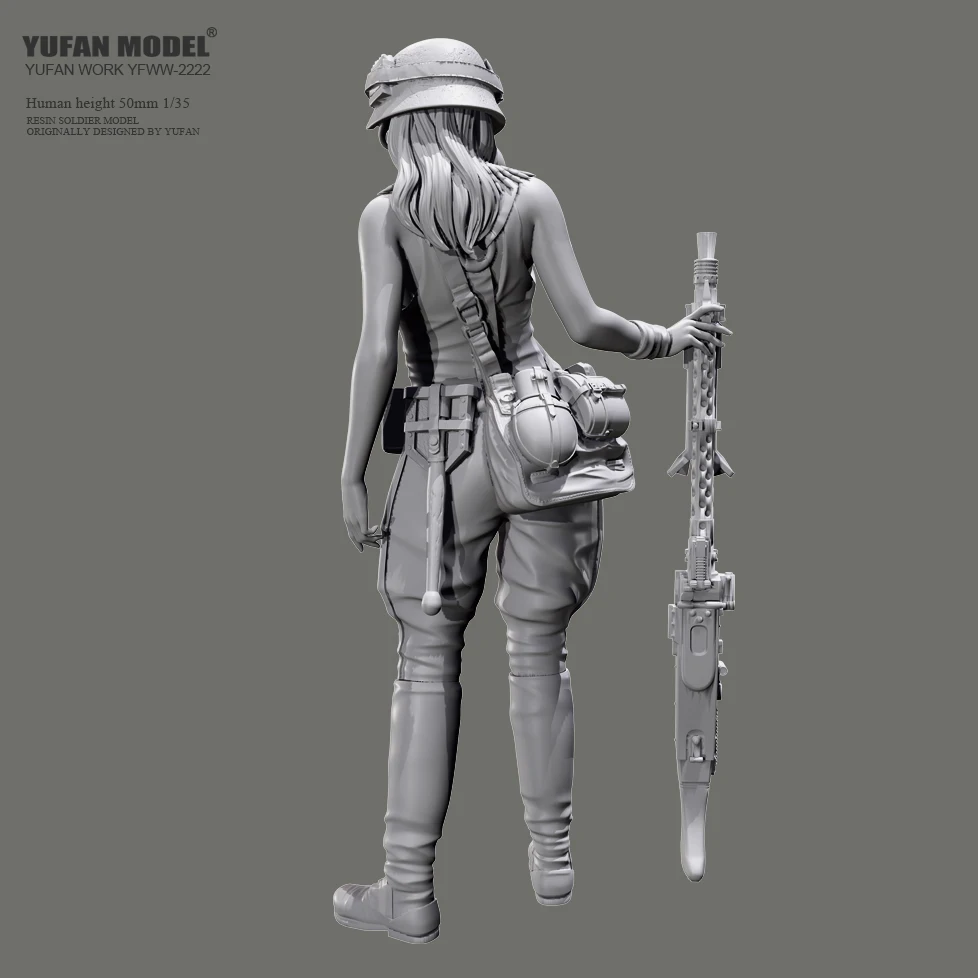 YUFAN MODEL1/35 Resin model kits figure beauty colorless and self-assembledYFWW-2222