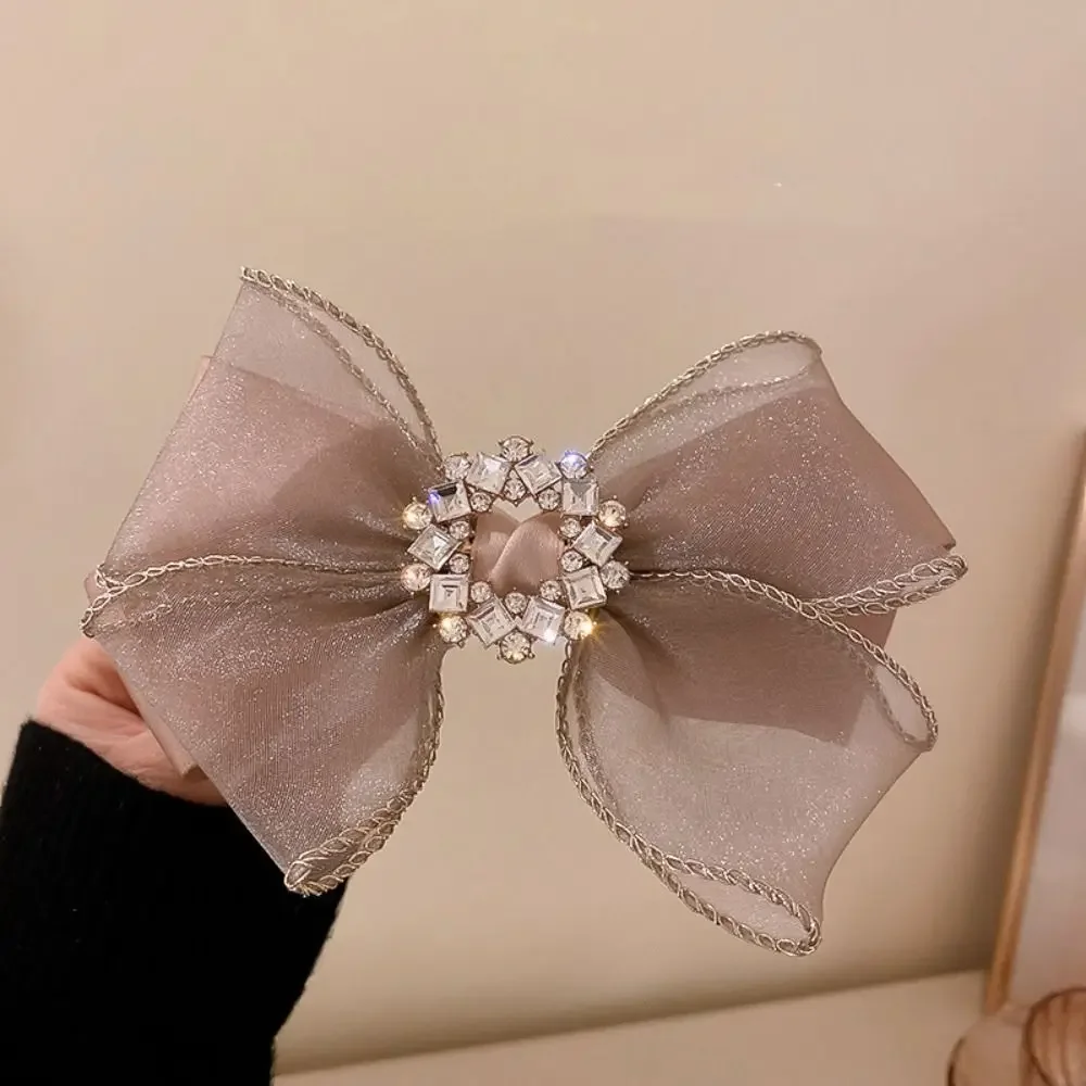 Diamond Bow Hair Accessories for Women Hairpin Crystal Clip for Girls Hairpin Hair Ornament Women Butterfly Hair Clips for Women