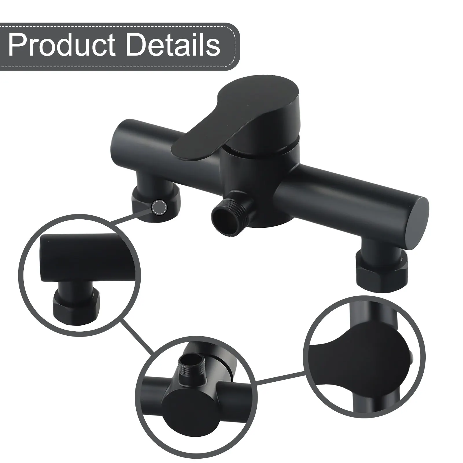 

Parts Shower Faucet 1Pcs 304 Stainless Steel G1/2 Inch Lifting Type Painted Wall-mounted Exquisite High Quality