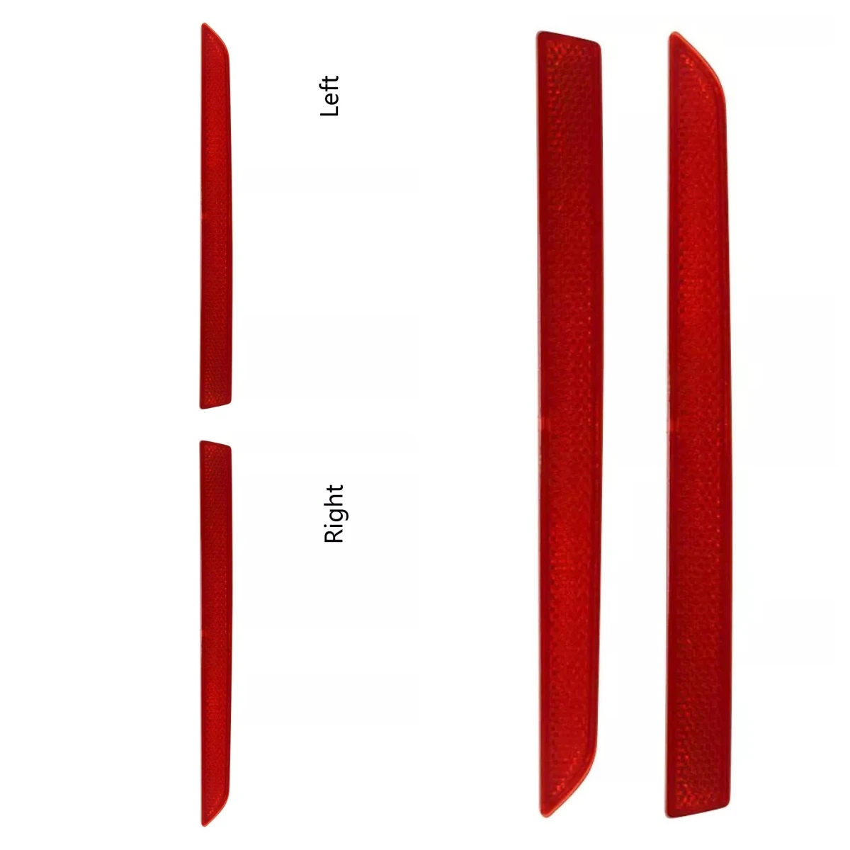 

​63147848583 63147848584 Car Rear Bumper Reflector For BMW 3 4 Series M3 M4 F80 F82 F83 2012-2019 Reflective Strips Warning Lamp