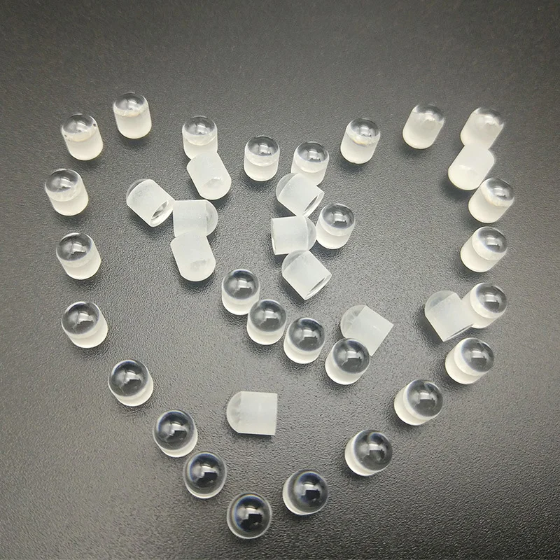 البصرية اللانثانوم الزجاج عدسة أسطوانية عقد دي اي واي العارض عدسة 5 مللي متر قطر 5.8 الارتفاع 50 قطعة