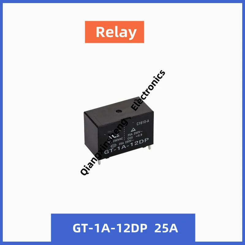 1PCS GT-1A-12DP 12V relay 25A for air conditioning water heater