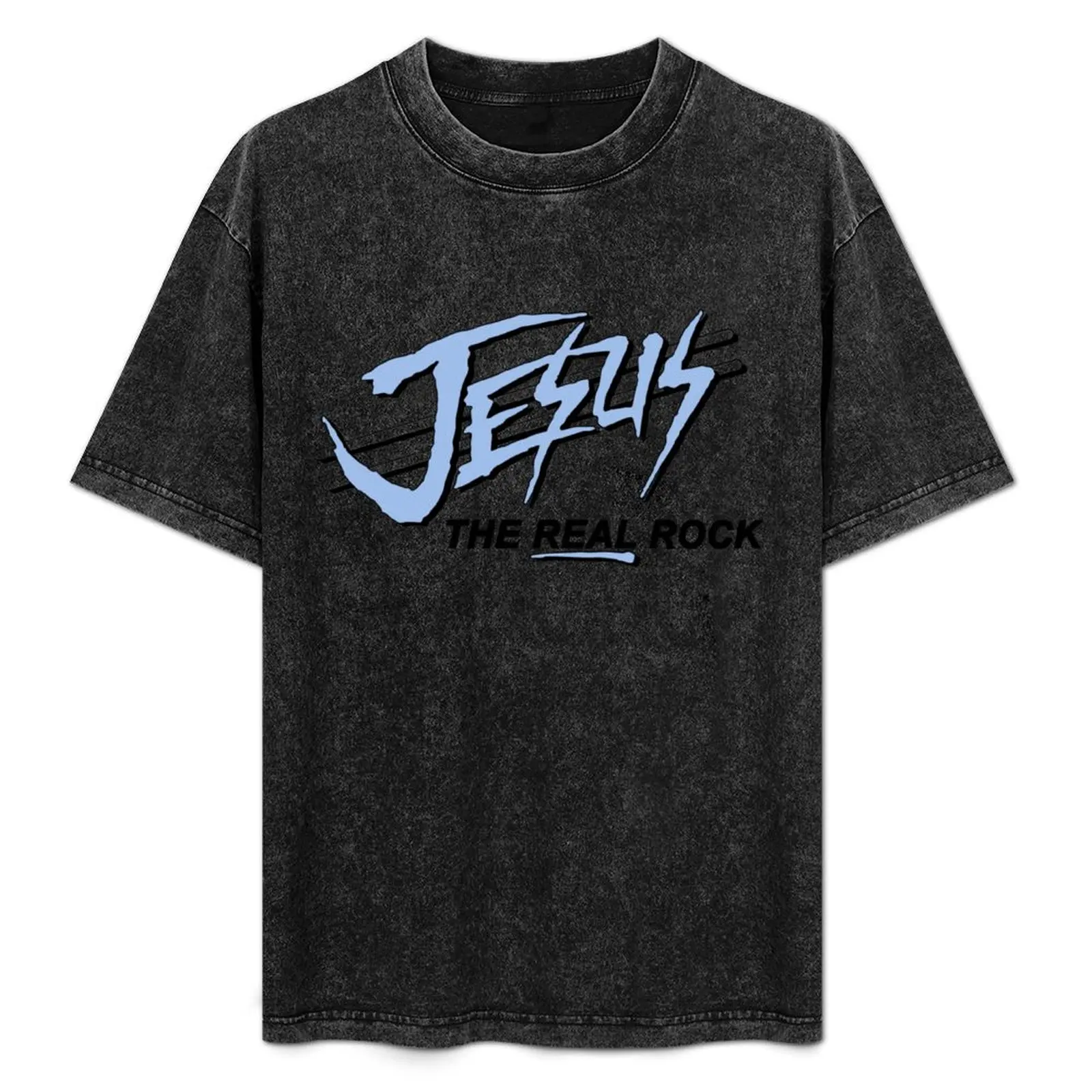 

Jesus, The Real Rock T-Shirt graphics custom t-shirts anime mens fashion