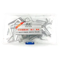 HUK 30pcs Tension Wrench Tool Push Rod Locksmith Supply for Many Locks