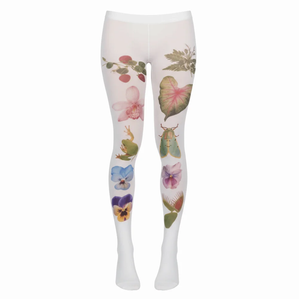 

Japanese Style Flower Printed Pantyhose Y2K Anime Sexy Stockings Leggings Silk Velvet Slim Long Tights Sexy Lingerie New Year